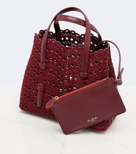Alaïa Henkeltasche Mina 20 Small aus Leder - Alaia - Modalova