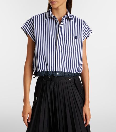 Sacai Camisa de popelín a rayas - Sacai - Modalova