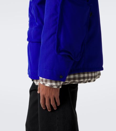 Giacca in lana e cotone con pelle - Loewe - Modalova