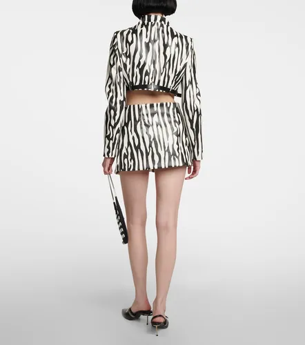 Minifalda envolvente estampada - Coperni - Modalova