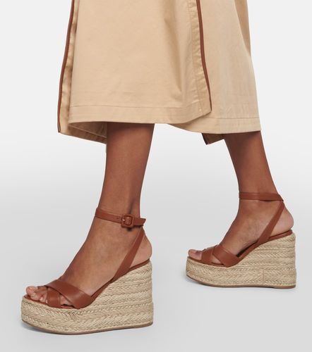 Sandali espadrillas Mariza Zeppa in pelle - Christian Louboutin - Modalova