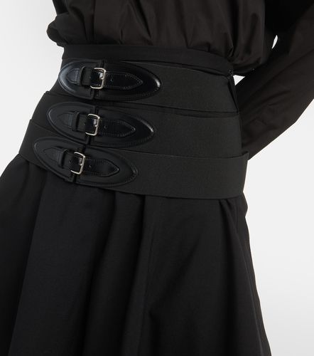 Alaia Belted wool miniskirt - Alaia - Modalova