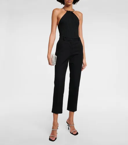 Galvan Rhea metallic halterneck top - Galvan - Modalova