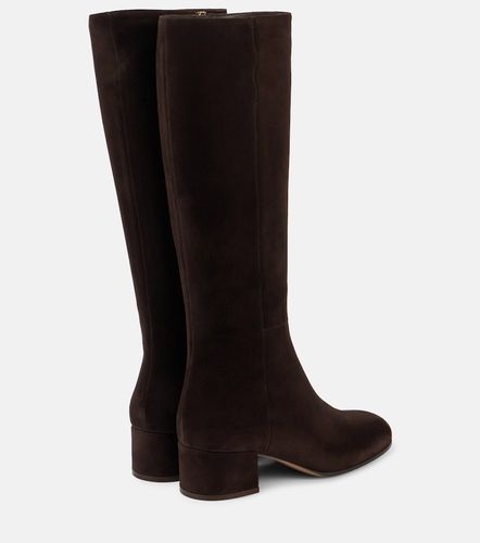 Suede knee-high boots - Gianvito Rossi - Modalova