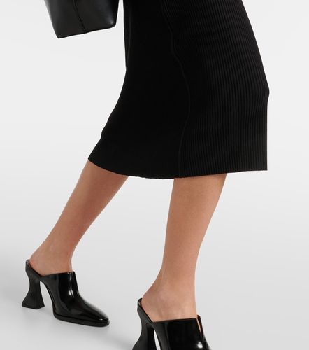 Geripptes Midikleid aus Jersey - Vince - Modalova