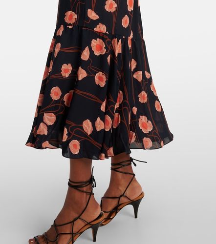 Midikleid aus Seidengeorgette - Johanna Ortiz - Modalova
