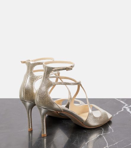 Sandalen Azie 75 aus Metallic-Leder - Jimmy Choo - Modalova