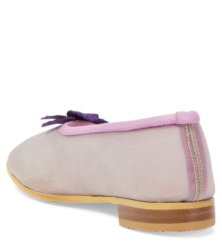 PèPè Bailarinas de malla con aplique floral - PePe - Modalova