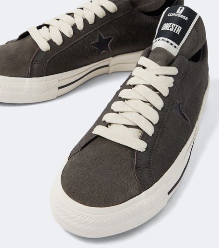 X Converse zapatillas de pelo de becerro - Rick Owens - Modalova