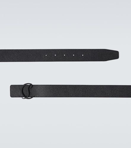 Mooncrest reversible leather belt - Christian Louboutin - Modalova