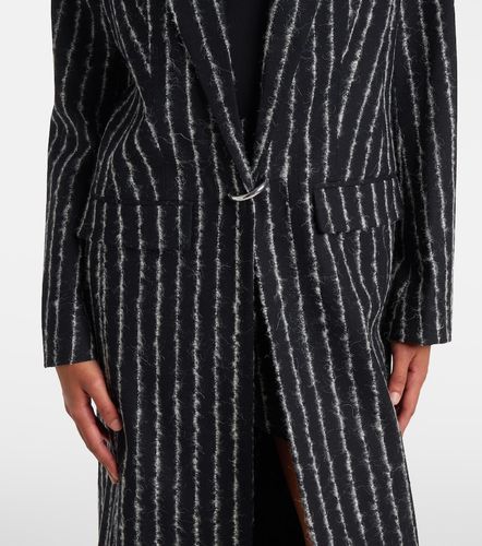 Mugler Pinstripe wool-blend coat - Mugler - Modalova