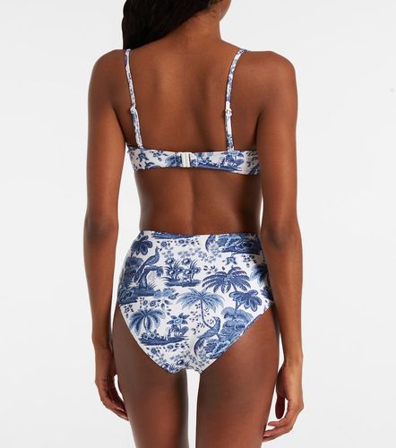 Devon printed high-rise bikini bottoms - Staud - Modalova