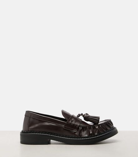 Mocasines de piel con borlas - Miu Miu - Modalova