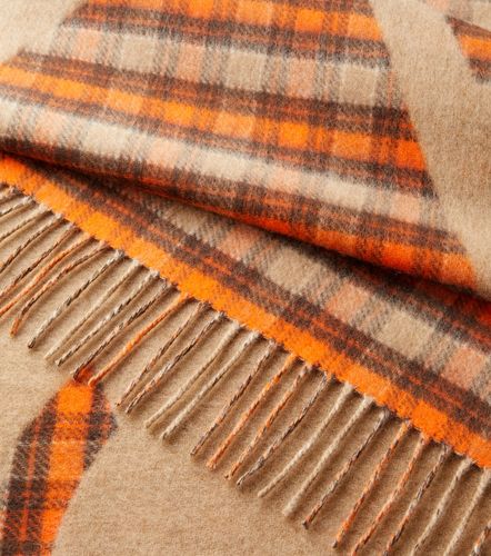 Coperta Anagram in lana e cashmere a quadri - Loewe - Modalova