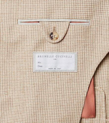 Blazer in cashmere e seta - Brunello Cucinelli - Modalova