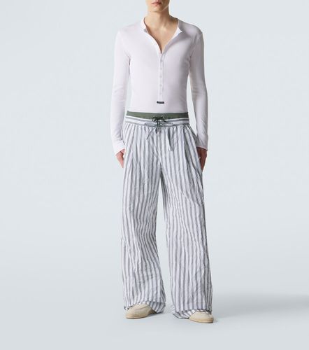 Polo Henley in cotone a coste - Dolce&Gabbana - Modalova