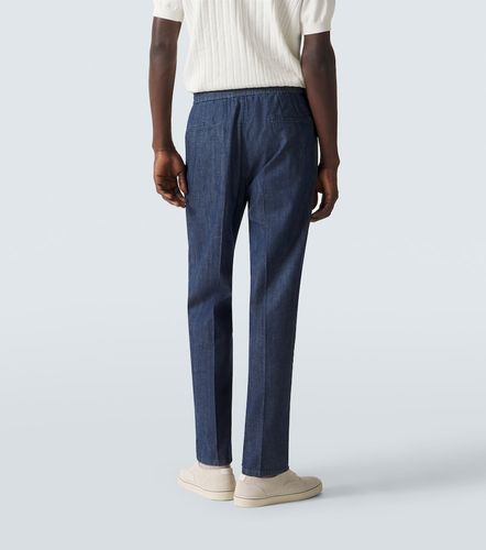 Jeans rectos plisados - Brunello Cucinelli - Modalova