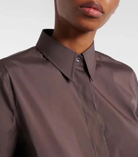 Monili cotton-blend top - Brunello Cucinelli - Modalova