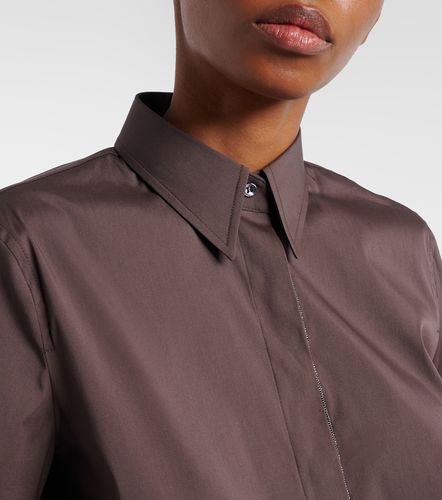 Monili cotton-blend top - Brunello Cucinelli - Modalova