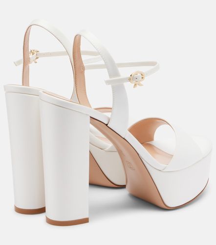 Marlena satin platform sandals - Gianvito Rossi - Modalova