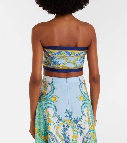 Etro Printed silk bandeau top - Etro - Modalova