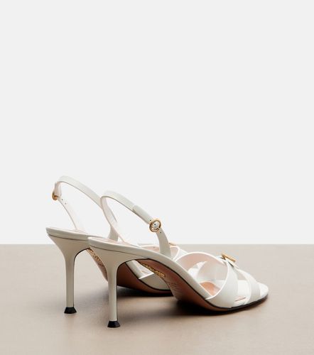 Iza leather slingback sandals - Aquazzura - Modalova