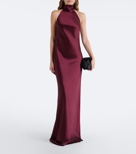 Chilton halterneck satin gown - Ralph Lauren Collection - Modalova