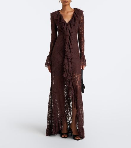 Vestido largo asimétrico Clementina de encaje - De La Vali - Modalova