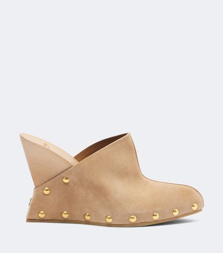 Balmain Suede wedge clogs - Balmain - Modalova