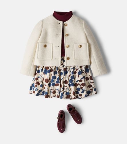 Falda Suzon de algodón estampada plisada - Bonpoint - Modalova