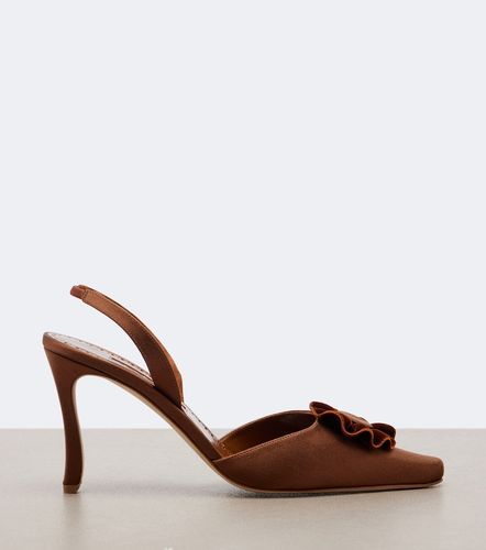 Caulosli satin slingback pumps - Manolo Blahnik - Modalova