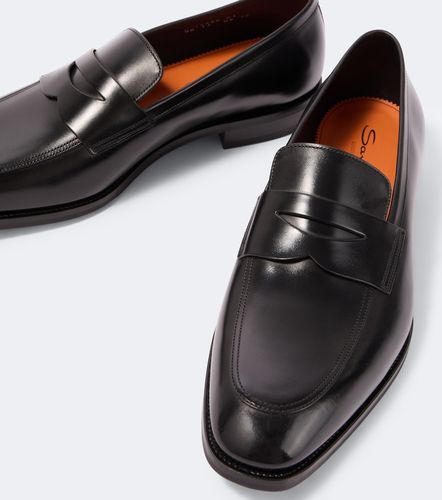 Santoni Mocasines penny de piel - Santoni - Modalova