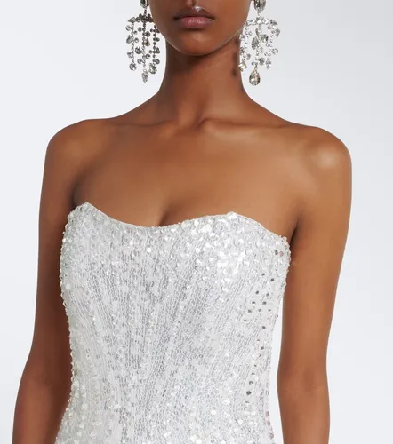 Floating Heart sequined strapless gown - Jenny Packham - Modalova