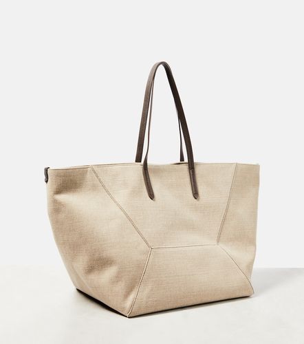 Shopper Large in canvas - Brunello Cucinelli - Modalova