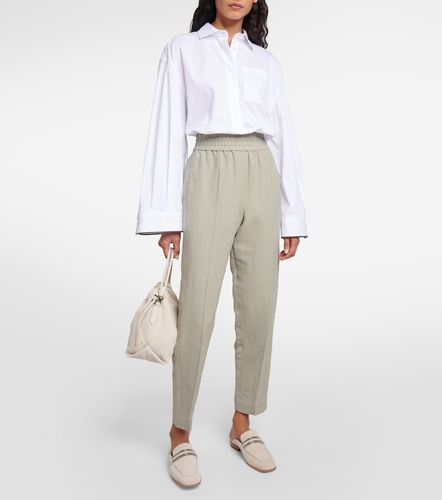 Camicia in misto cotone - Brunello Cucinelli - Modalova