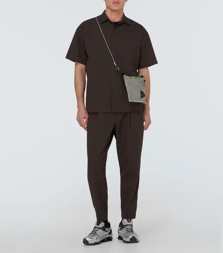 Seersucker straight pants - And Wander - Modalova