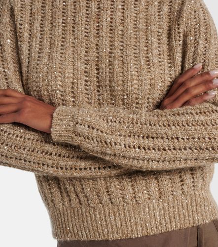 Pullover aus Strick mit Pailletten - Brunello Cucinelli - Modalova