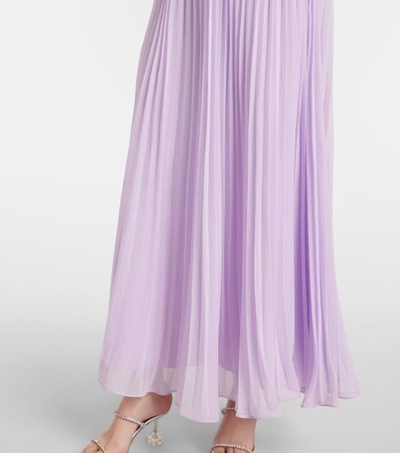 Verziertes Maxikleid aus Chiffon mit Federn - Self-Portrait - Modalova