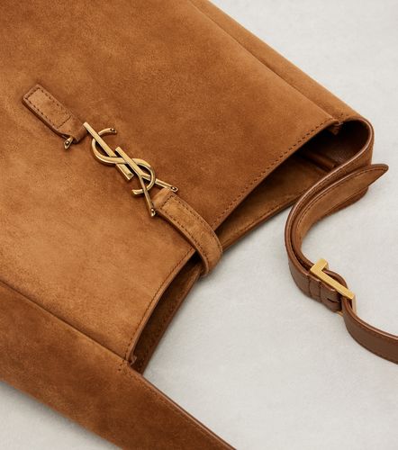 Borsa a spalla Le 5 à 7 Supple Small in suede - Saint Laurent - Modalova