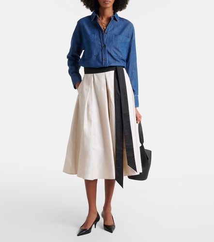 Gonna midi Baschi in misto cotone a pieghe - 'S Max Mara - Modalova