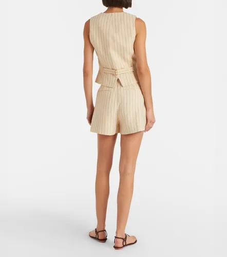 Shorts aus Leinen mit Gürtel - Zimmermann - Modalova