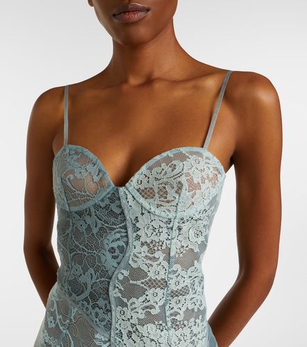 Abito midi in pizzo misto cotone - Acne Studios - Modalova