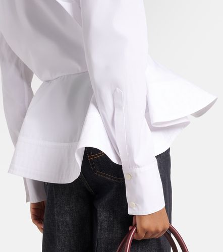 Camisa de popelín de algodón con peplum - Stella McCartney - Modalova