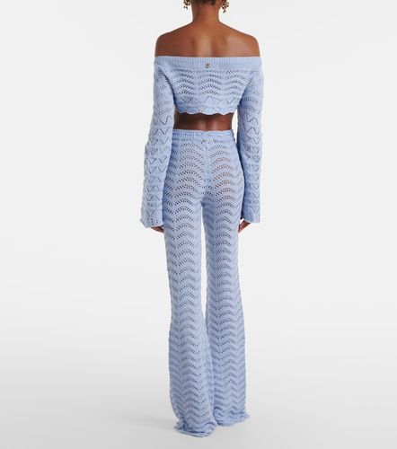 Kim cotton-blend flared pants - Bananhot - Modalova