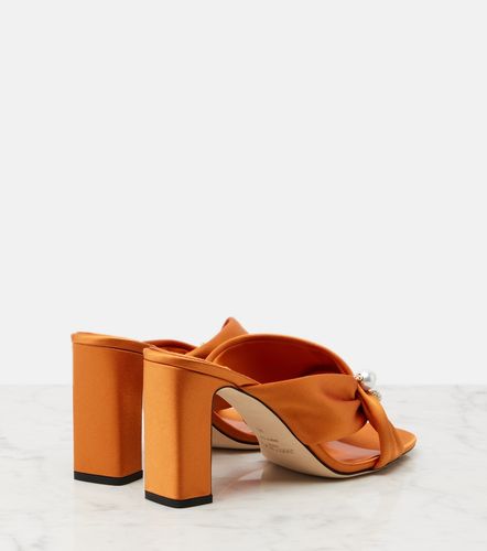 Mules Rafi de satén adornados - Jimmy Choo - Modalova