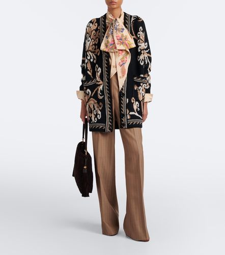 Etro Jacquard wool cardigan - Etro - Modalova