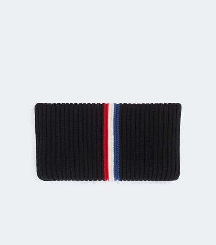 Logo ribbed-knit virgin wool snood - Moncler Grenoble - Modalova