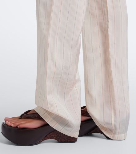 Pantalones anchos a rayas - Dries Van Noten - Modalova