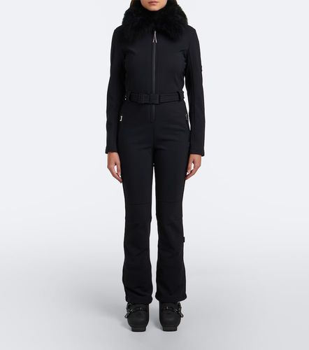Belted shearling-trimmed ski suit - Yves Salomon - Modalova