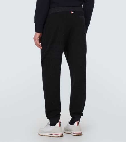 Bar cotton and silk sweatpants - Thom Browne - Modalova
